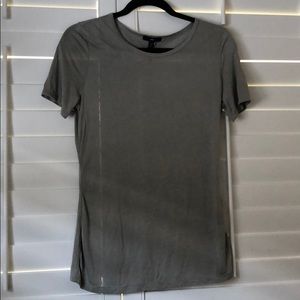 🆕 Gap Light Grey Scoop Neck T-shirt Size Small